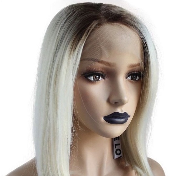 Kasey 2 tone blond LACE-FRONT Short  WIG *NWT main image 4